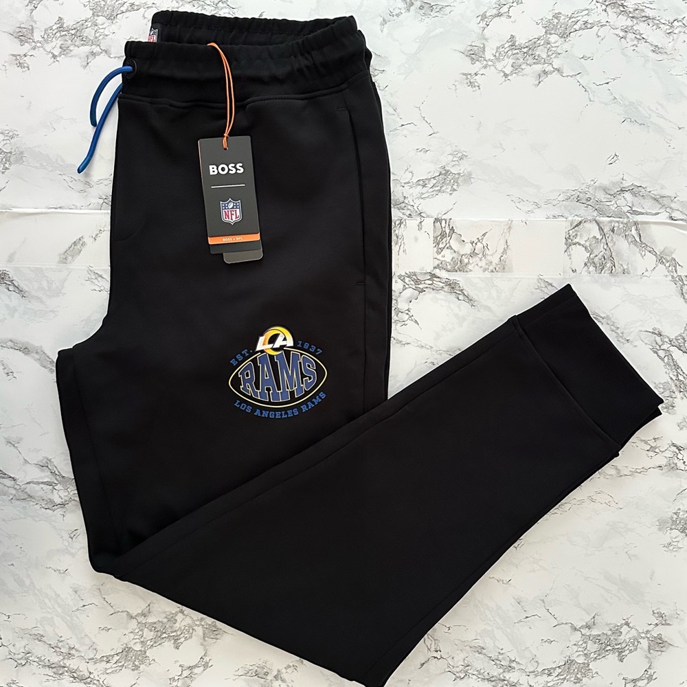 Los Angeles Rams x Hugo Boss NFL Jogger Pants Stafford Puka Nacua Men’s Sizes